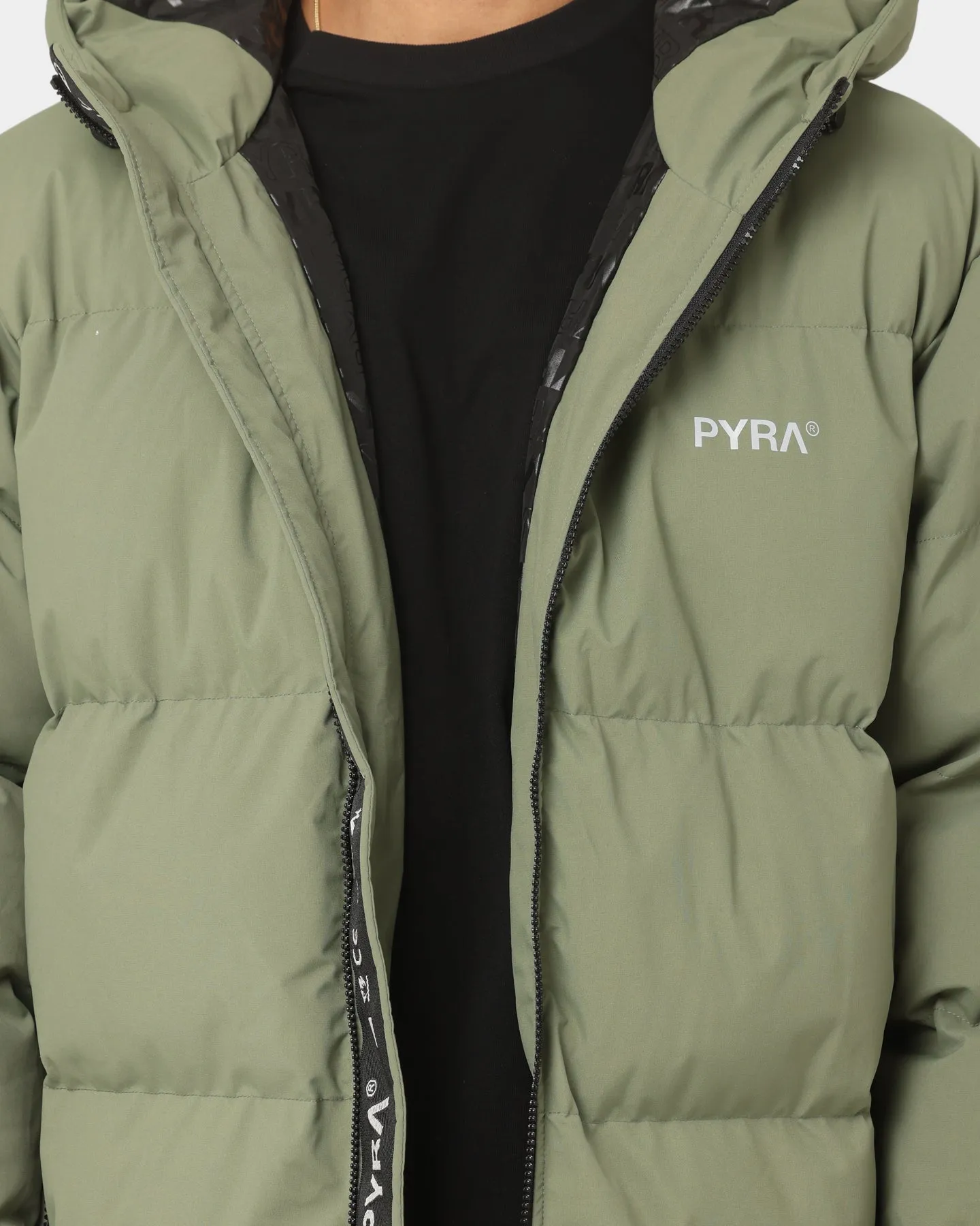 PYRA Alpine Puffa Jacket Olive Green sold by Culture Kings product image thumbnail 5