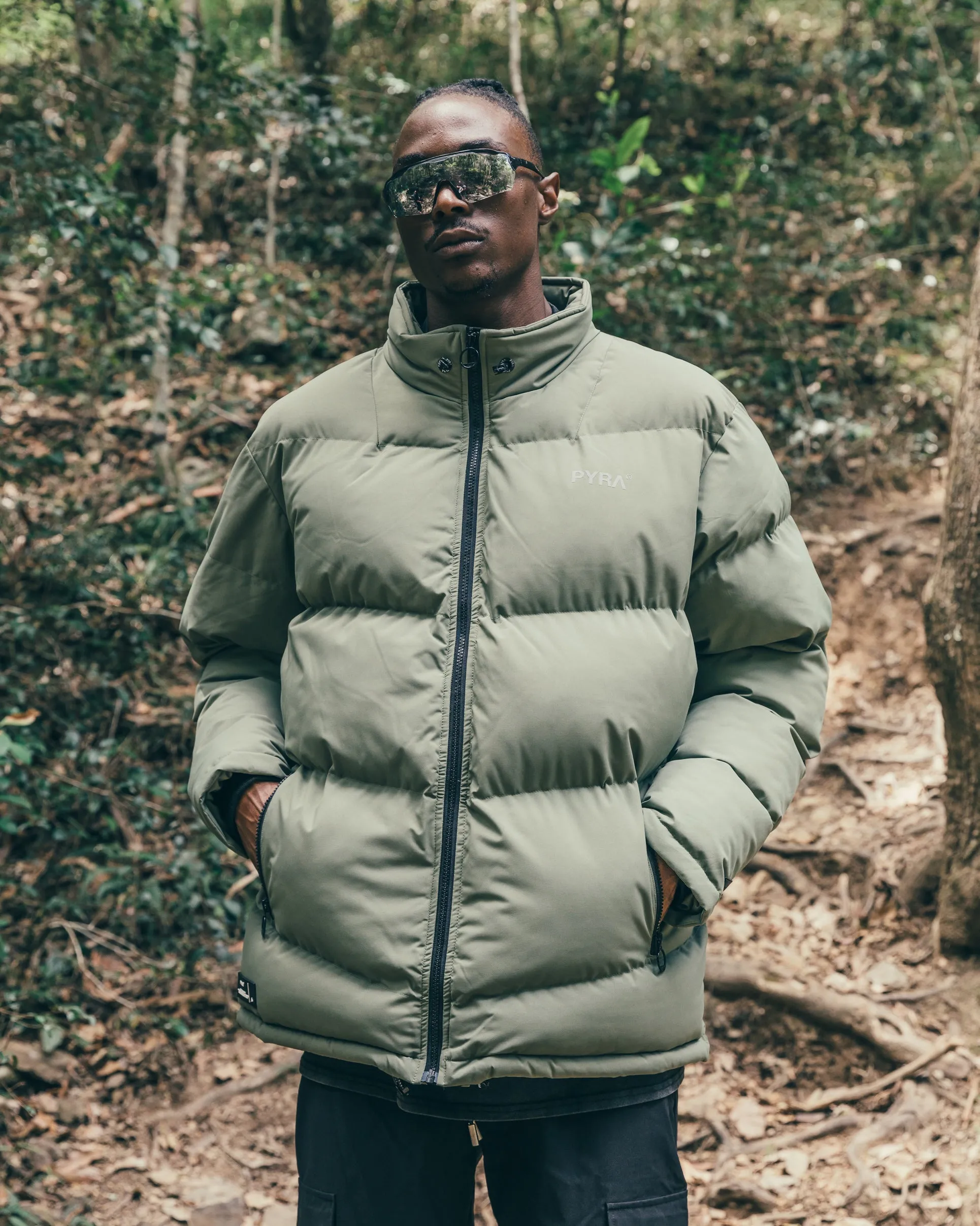 PYRA Alpine Puffa Jacket Olive Green sold by Culture Kings product image thumbnail 2