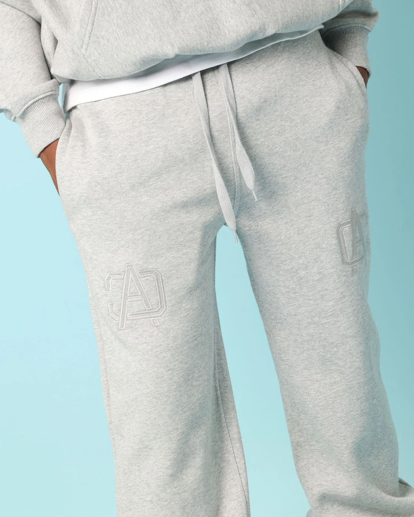 Carré Academy Baggy Sweatpants Grey Marle sold by Culture Kings product image thumbnail 4