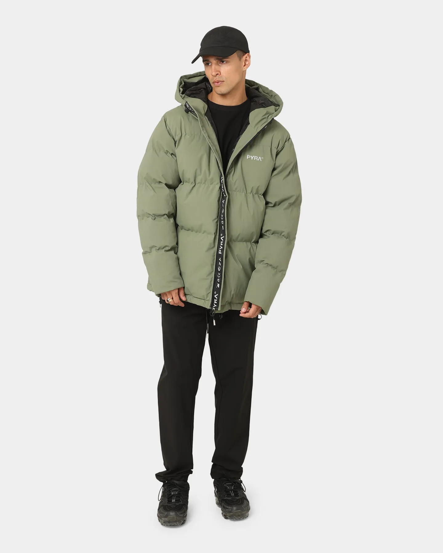 PYRA Alpine Puffa Jacket Olive Green sold by Culture Kings product image thumbnail 3