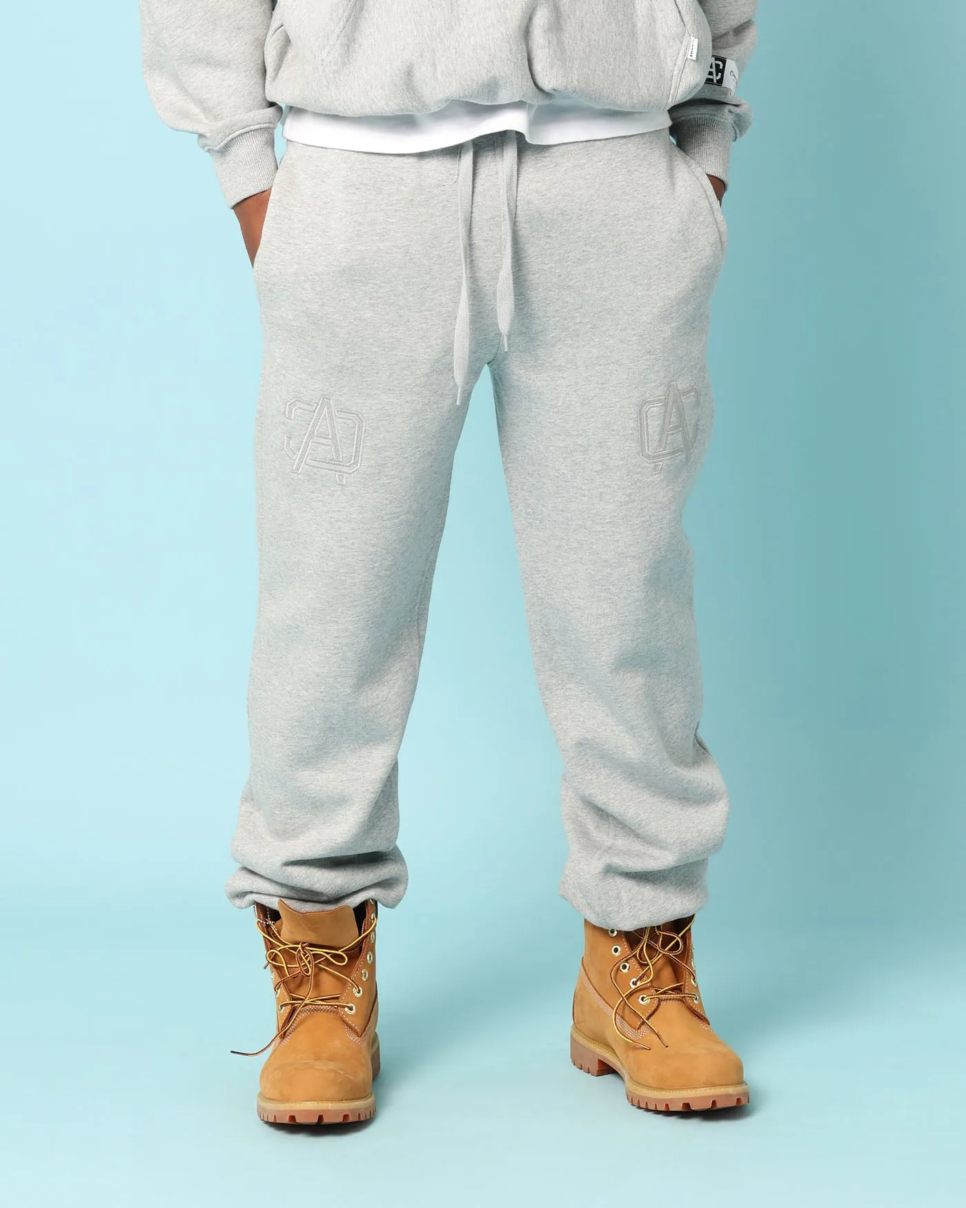 Carré Academy Baggy Sweatpants Grey Marle sold by Culture Kings