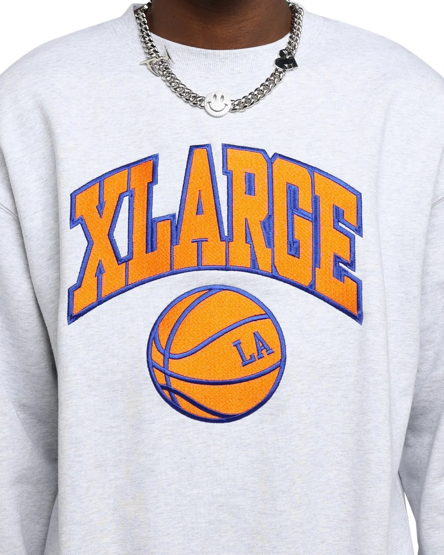 X-Large College Logo Crewneck Ash Grey sold by Culture Kings product image thumbnail 3