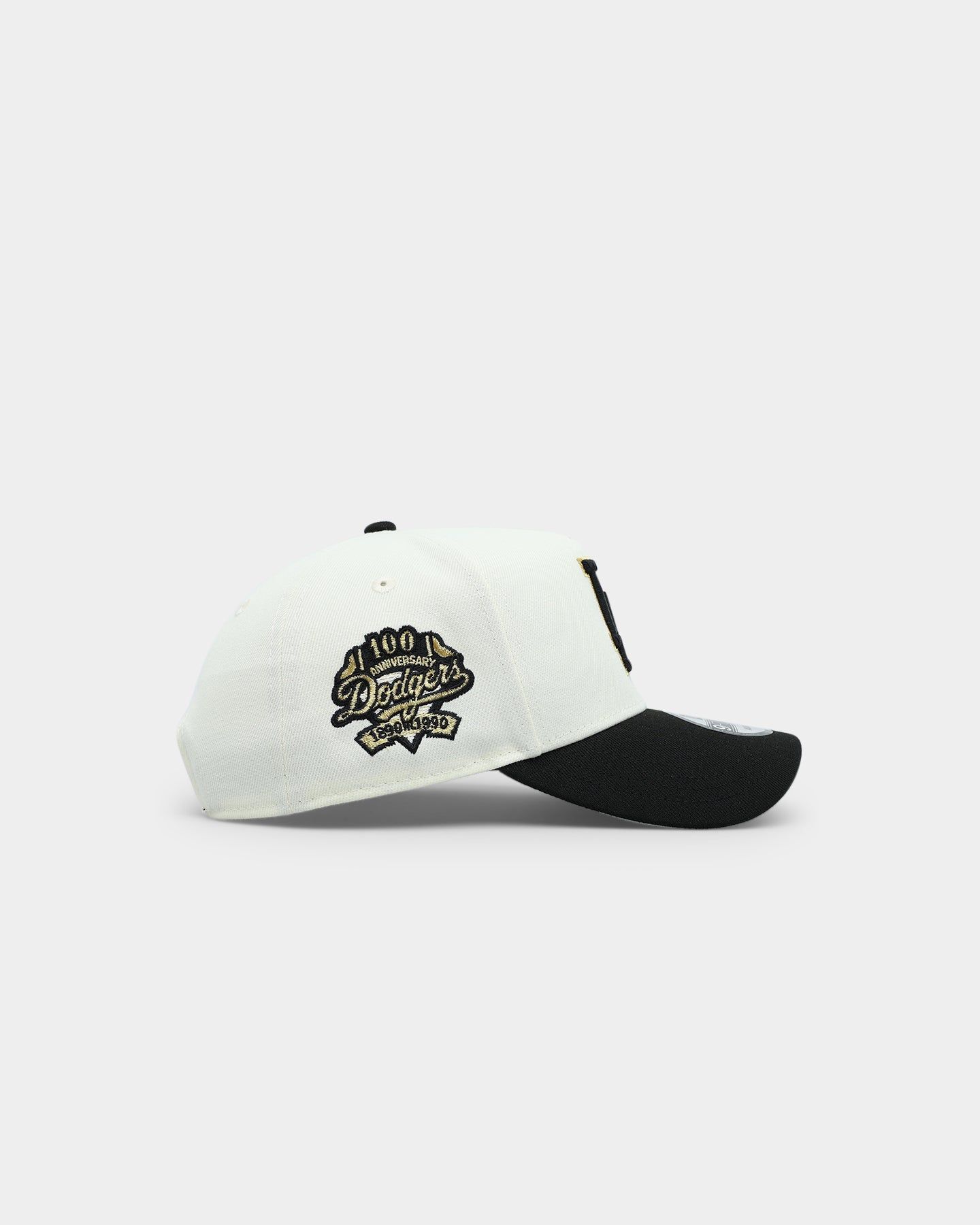 New Era Los Angeles Dodgers 'White Gold' 9FORTY A-Frame Snapback Chrome/Black sold by Culture Kings product image thumbnail 3