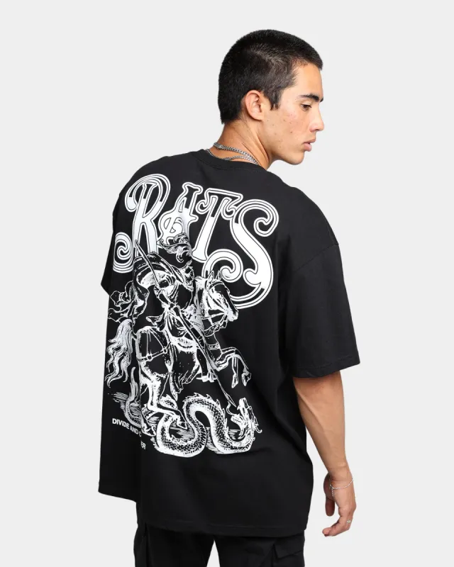 Rats Get Fat Divide And Conquer T-Shirt Black sold by Culture Kings