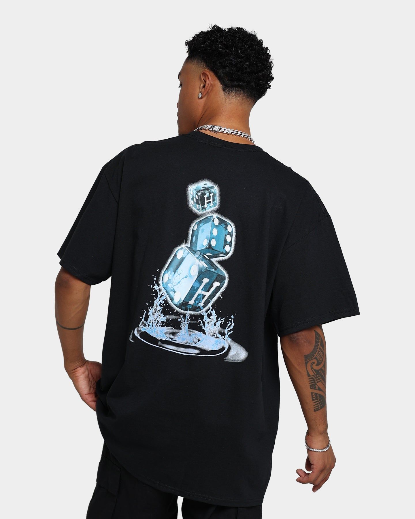 HUF Ice Dice T-Shirt Black sold by Culture Kings