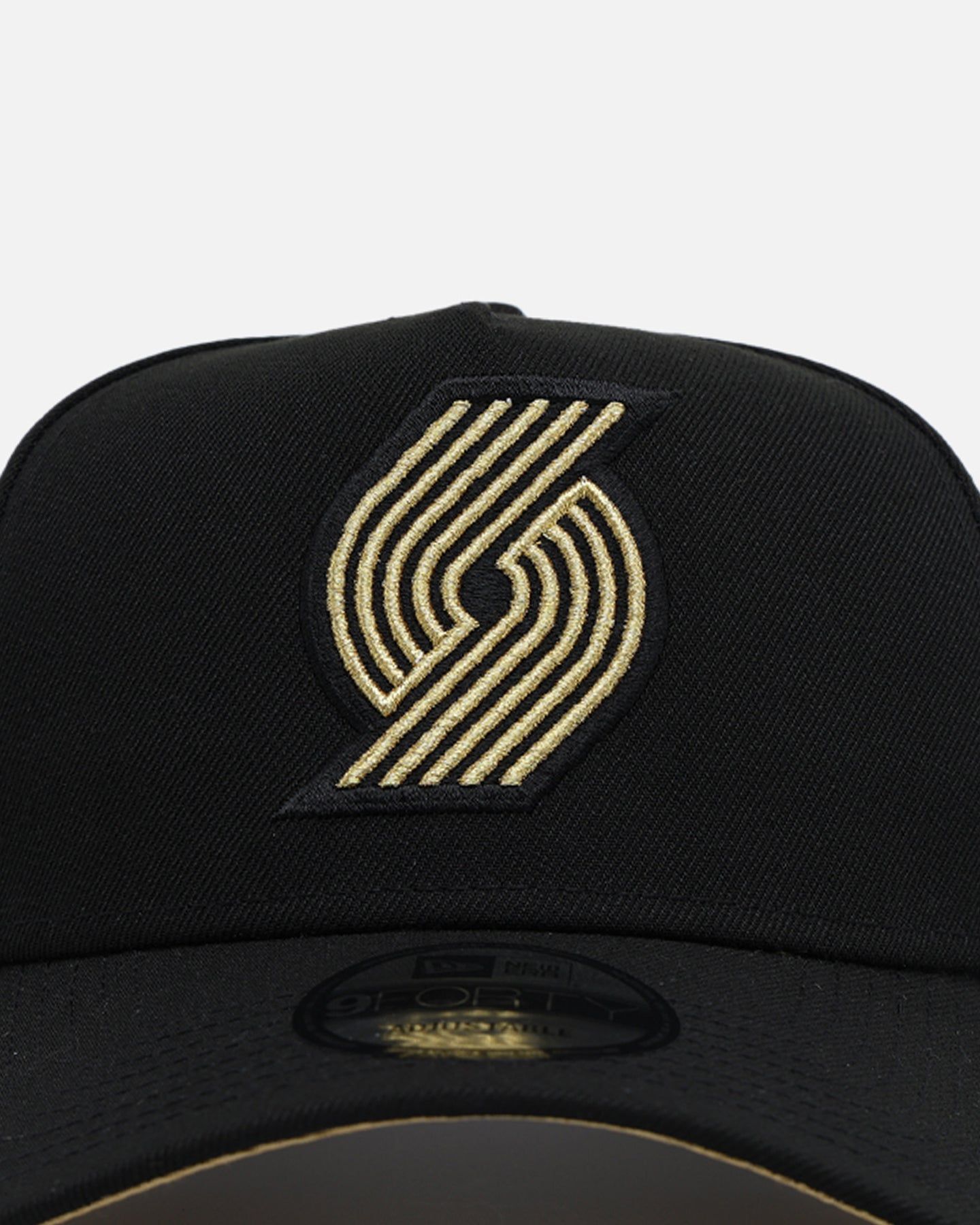 New Era Portland Blazers 'NBA Gold Links' 9FORTY A-Frame Snapback Black/Gold sold by Culture Kings product image thumbnail 5