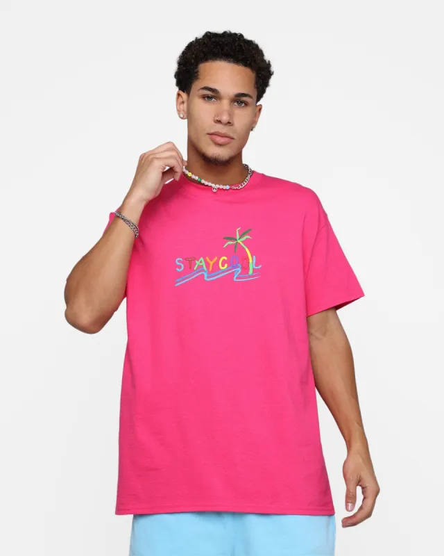 STAYCOOLNYC Vacation T-Shirt Magenta sold by Culture Kings