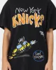 After School Special New York Knicks T-Shirt Black Wash sold by Culture Kings