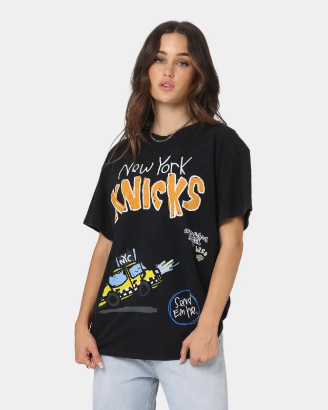 After School Special New York Knicks T-Shirt Black Wash sold by Culture Kings