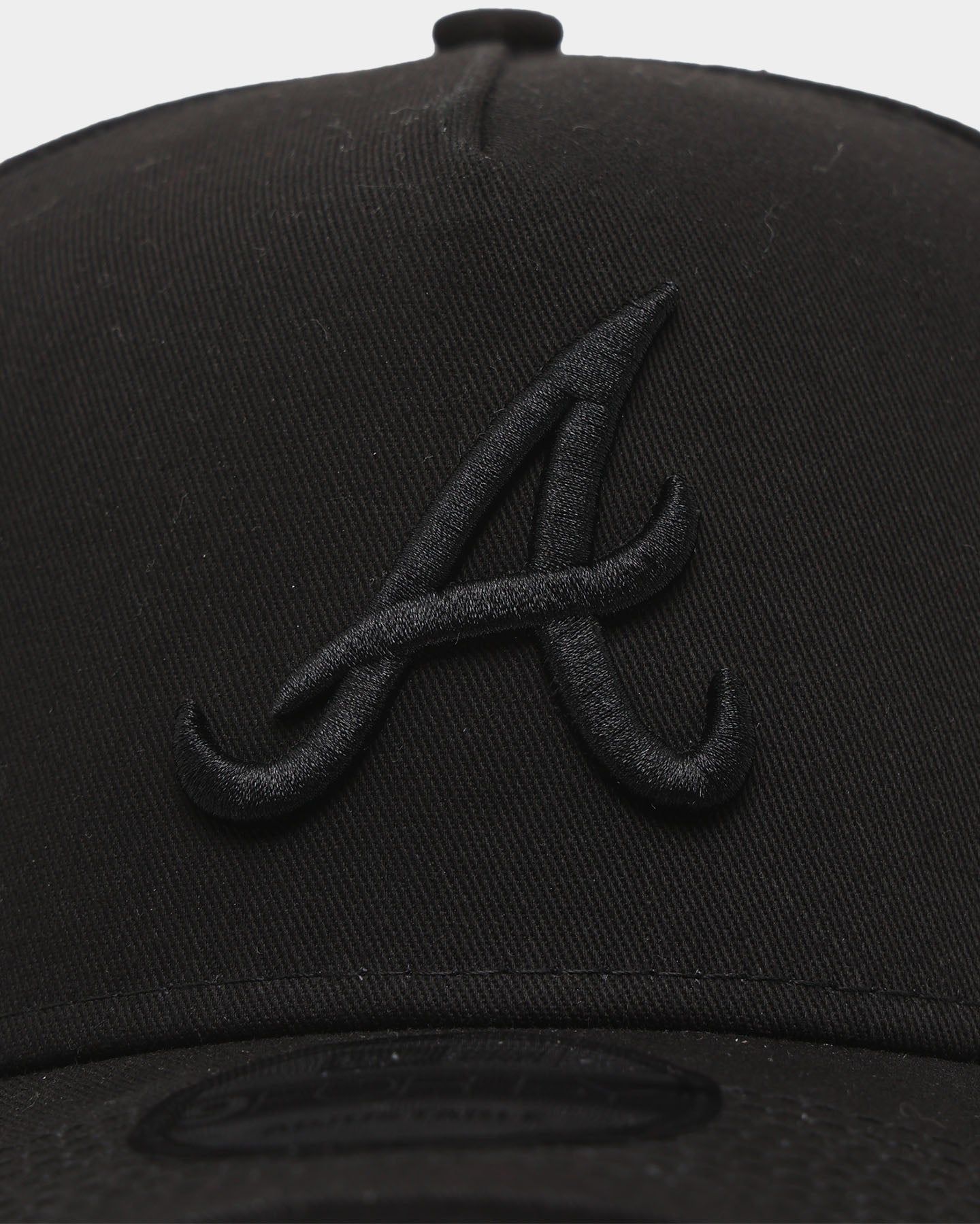 New Era Atlanta Braves 9FORTY A-Frame Snapback Black/Black sold by Culture Kings product image thumbnail 5