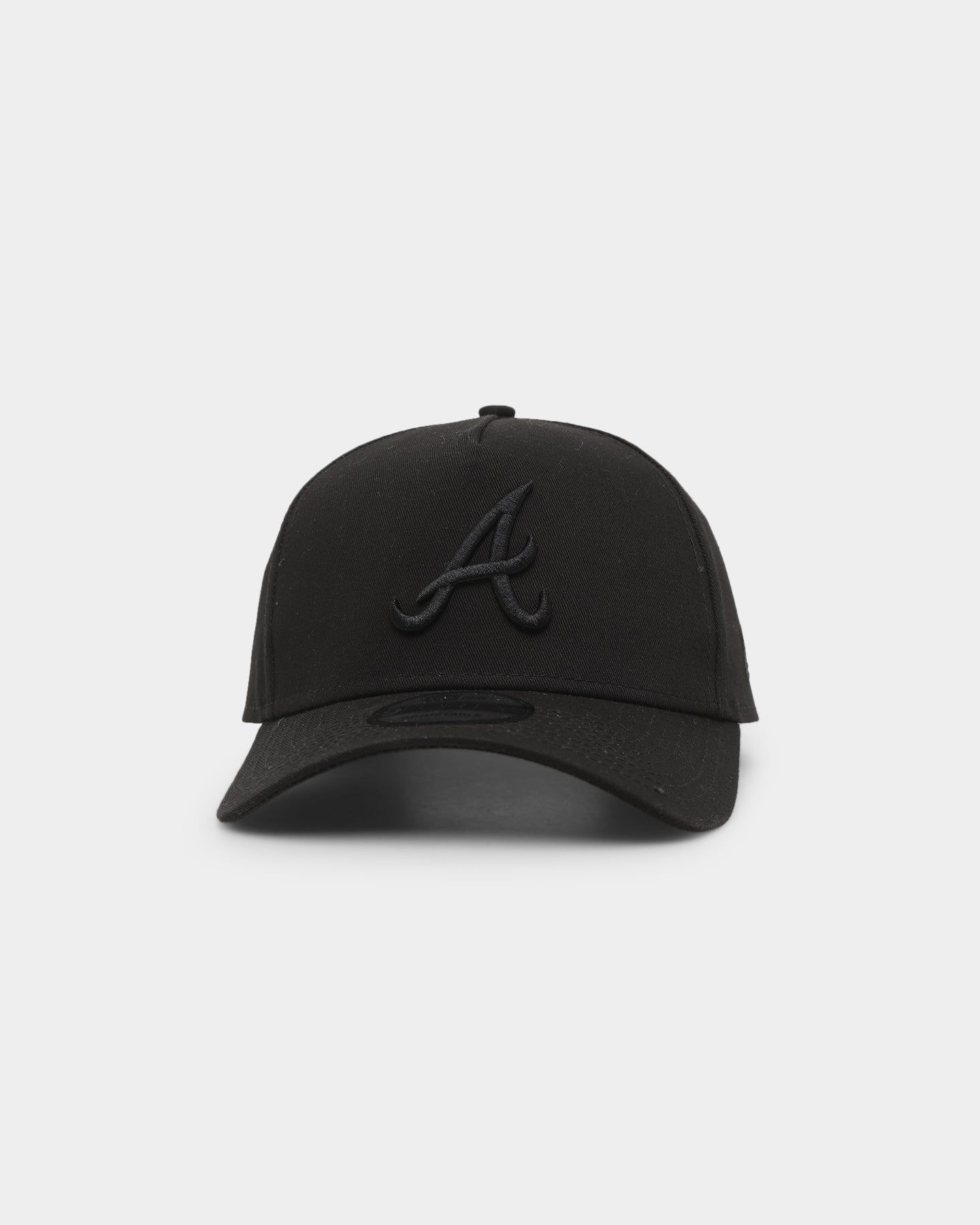 New Era Atlanta Braves 9FORTY A-Frame Snapback Black/Black sold by Culture Kings