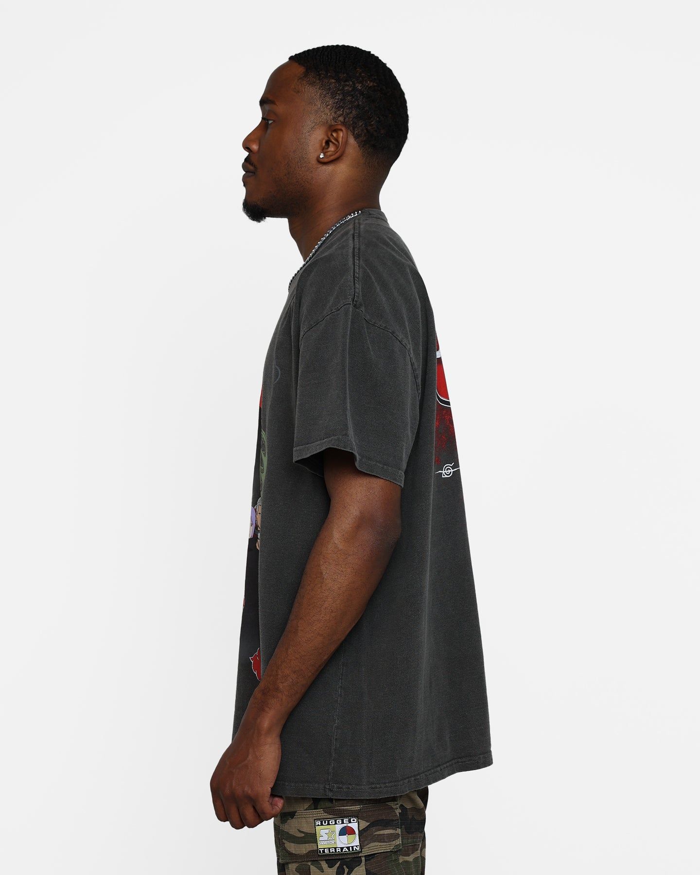 Goat Crew X Naruto Akatsuki Heavyweight Vintage T-Shirt Black Wash sold by Culture Kings product image thumbnail 7