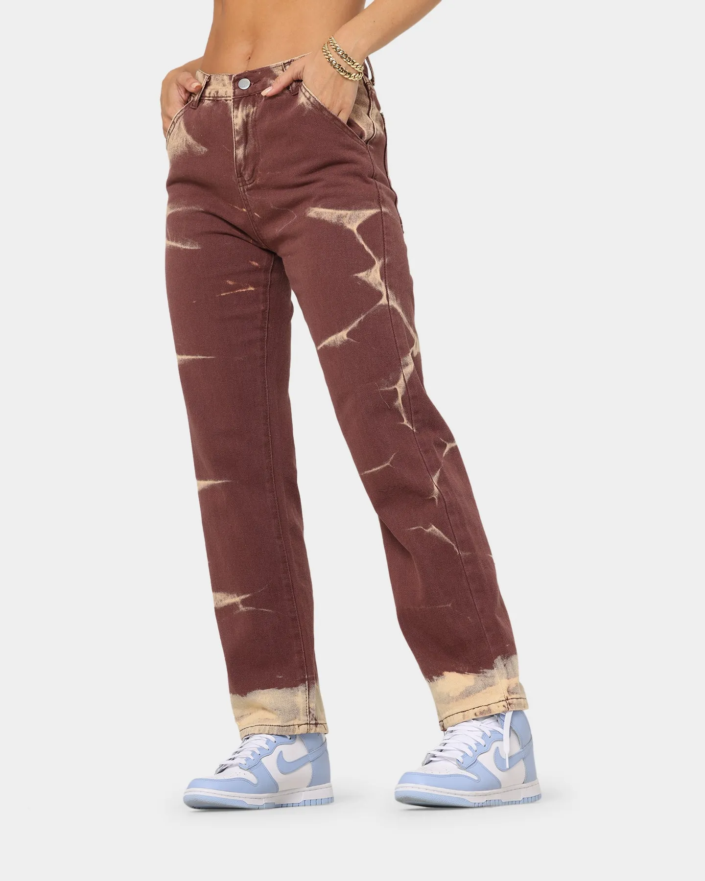 XXIII Women's Xico Tie Dye Jeans Brown sold by Culture Kings