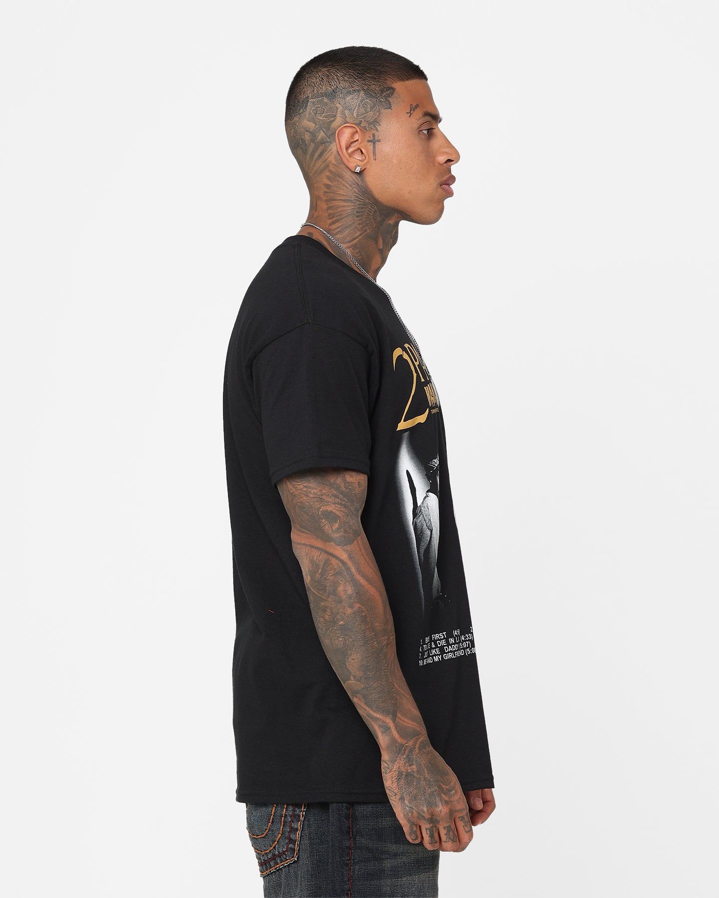Tupac Makaveli Track List T-Shirt Black sold by Culture Kings product image thumbnail 5