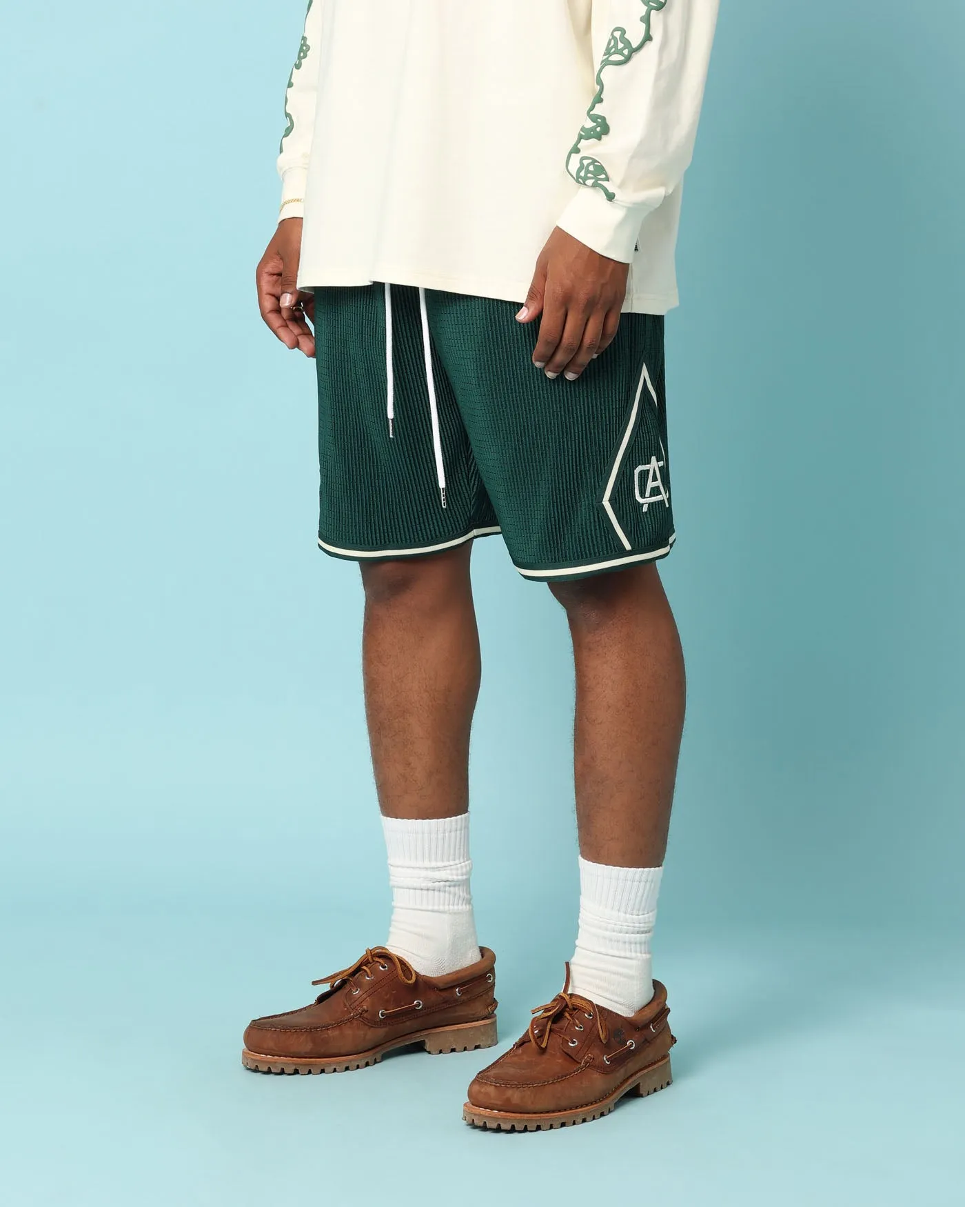 Carré Fold Ball Shorts Green sold by Culture Kings