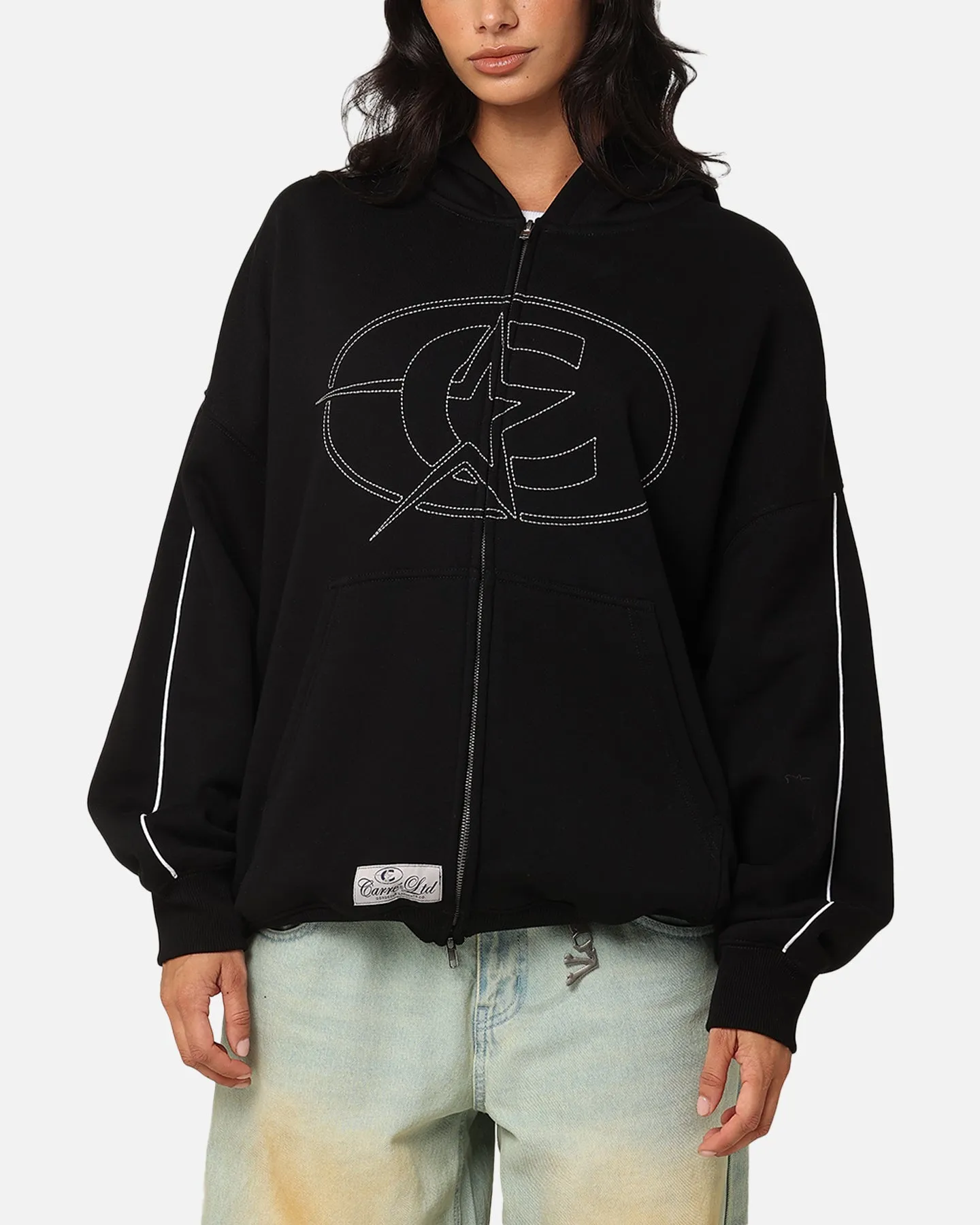 Carre C-Superstar Pipe Zip Hoodie Black sold by Culture Kings