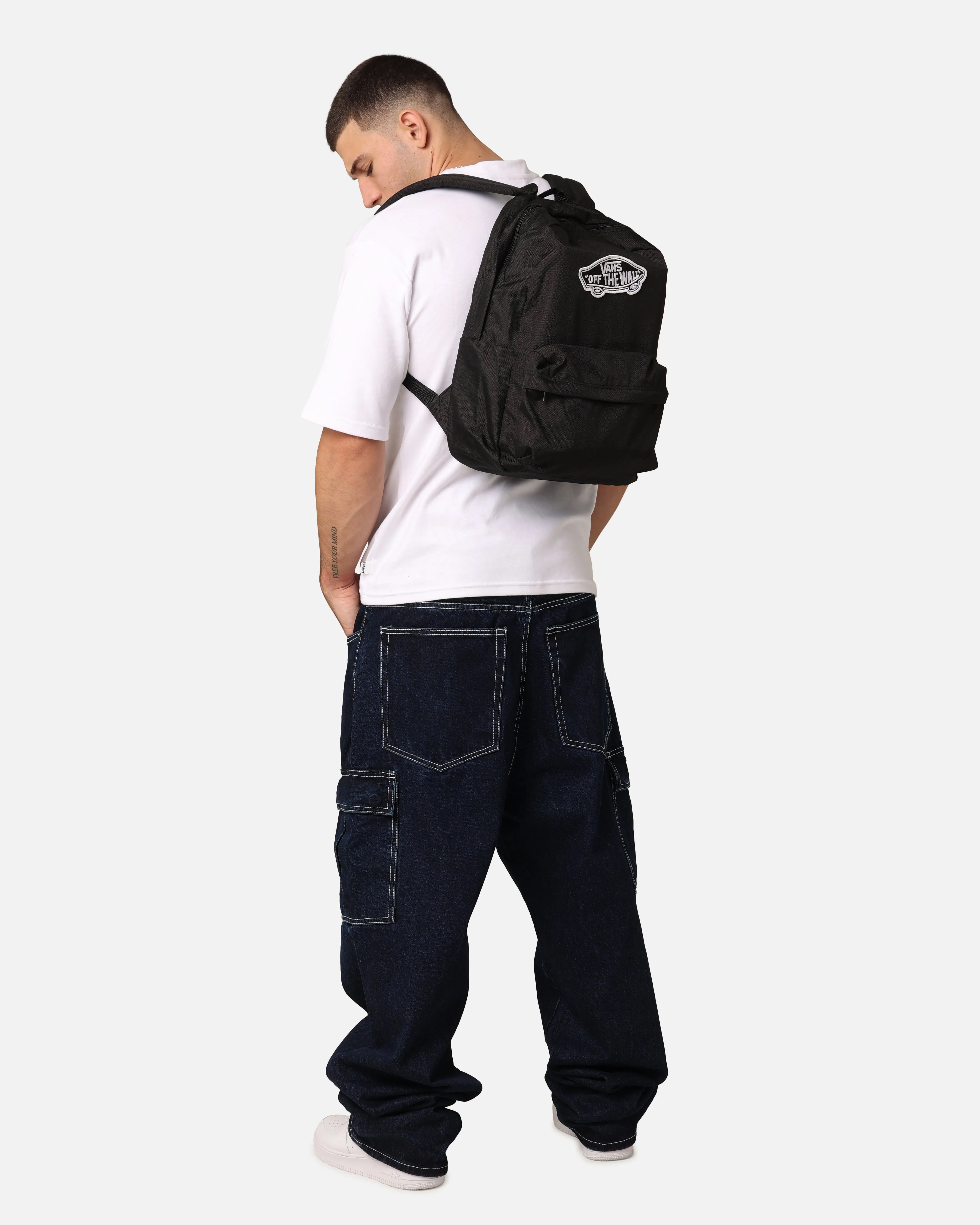 Vans Old Skool Classic Backpack Black sold by Culture Kings product image thumbnail 3