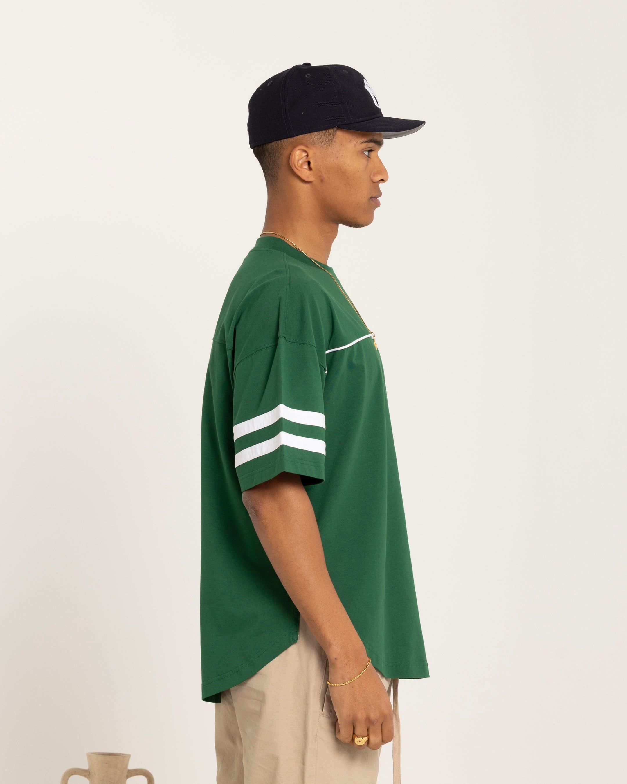 Carre CP Grid Iron T-Shirt Green sold by Culture Kings product image thumbnail 5
