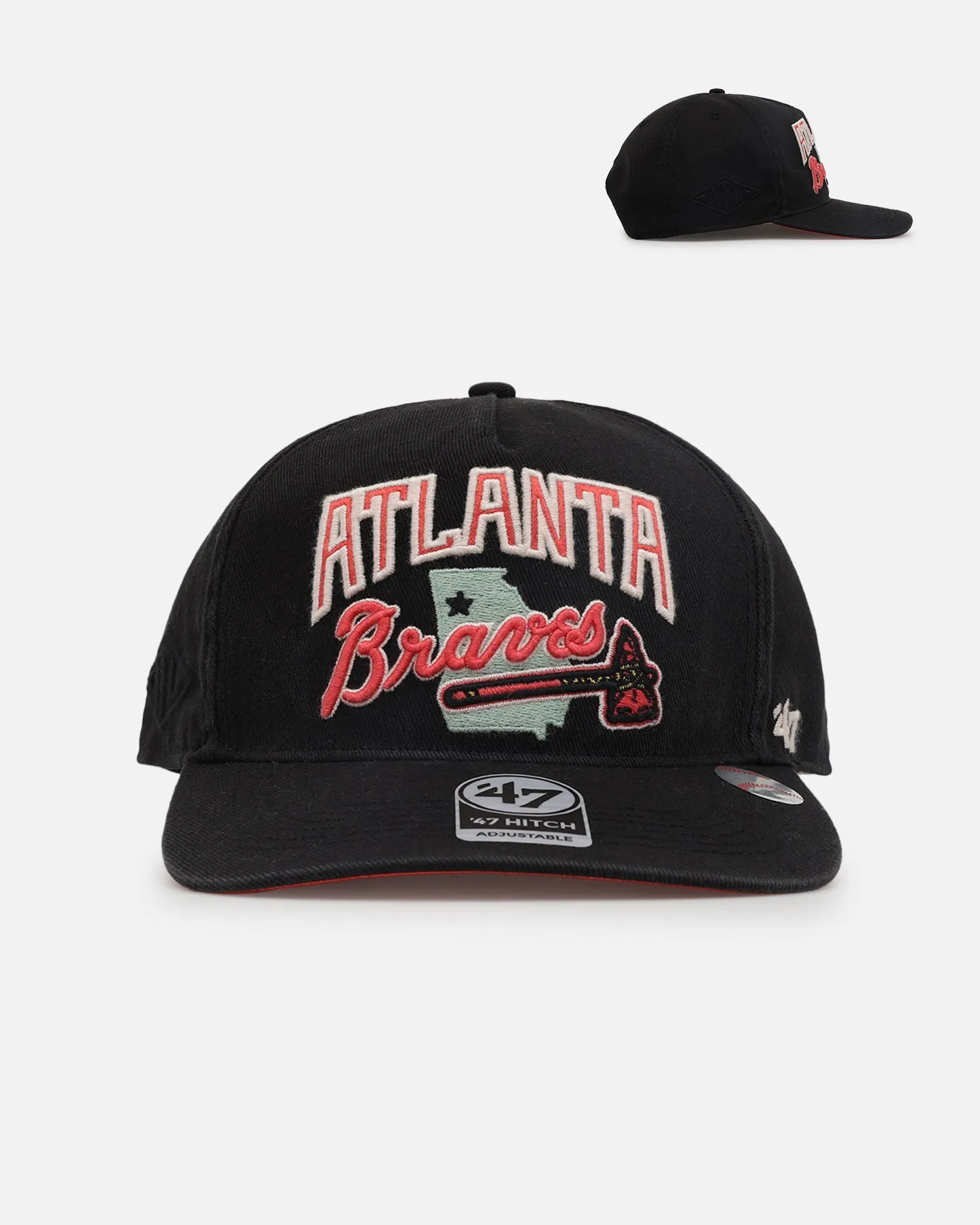 47 Brand Atlanta Braves 'MLB Trophy Case' 47 Hitch Snapback Black sold by Culture Kings