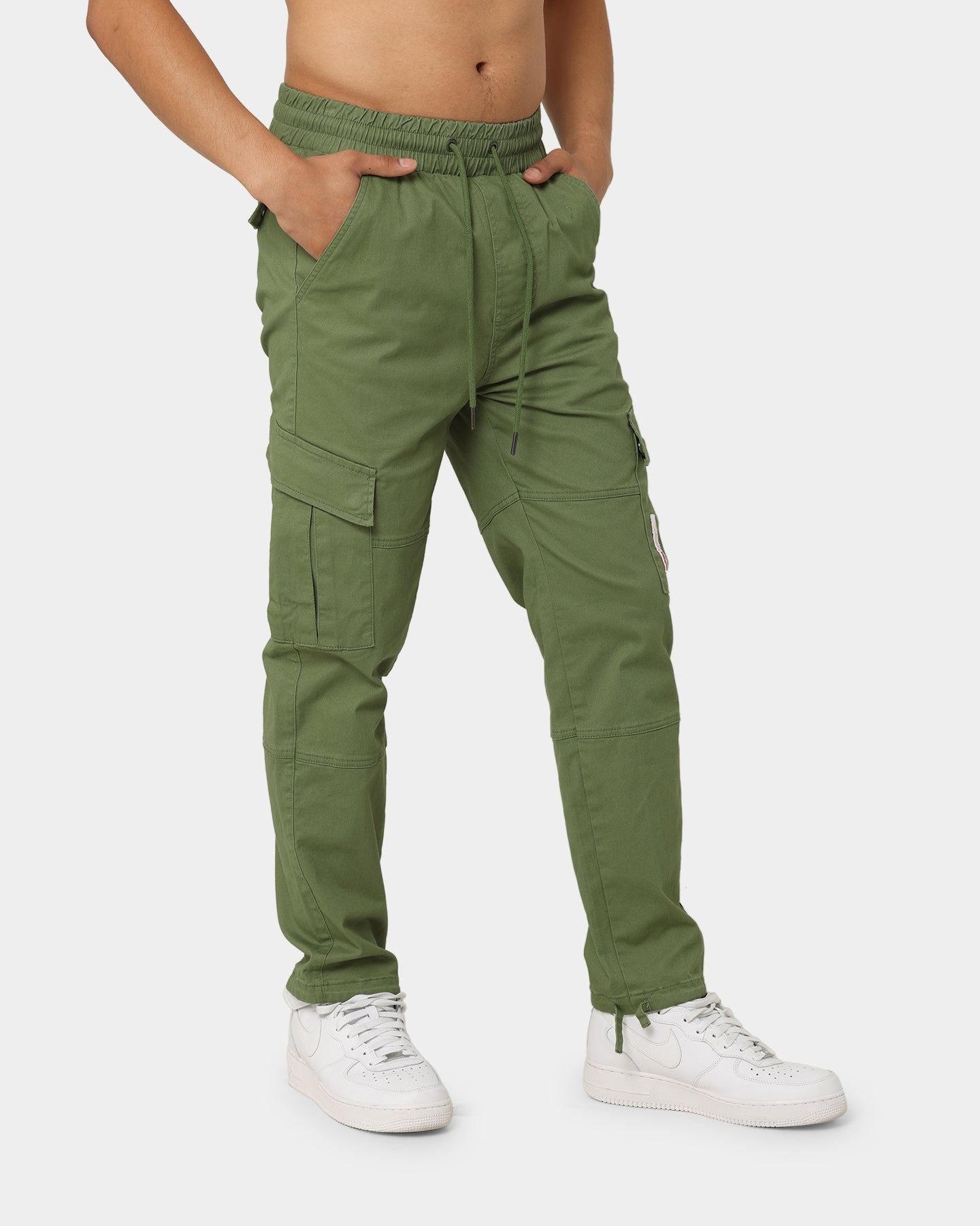Carre Utilitaire Cargo Joggers Khaki Green sold by Culture Kings product image thumbnail 5