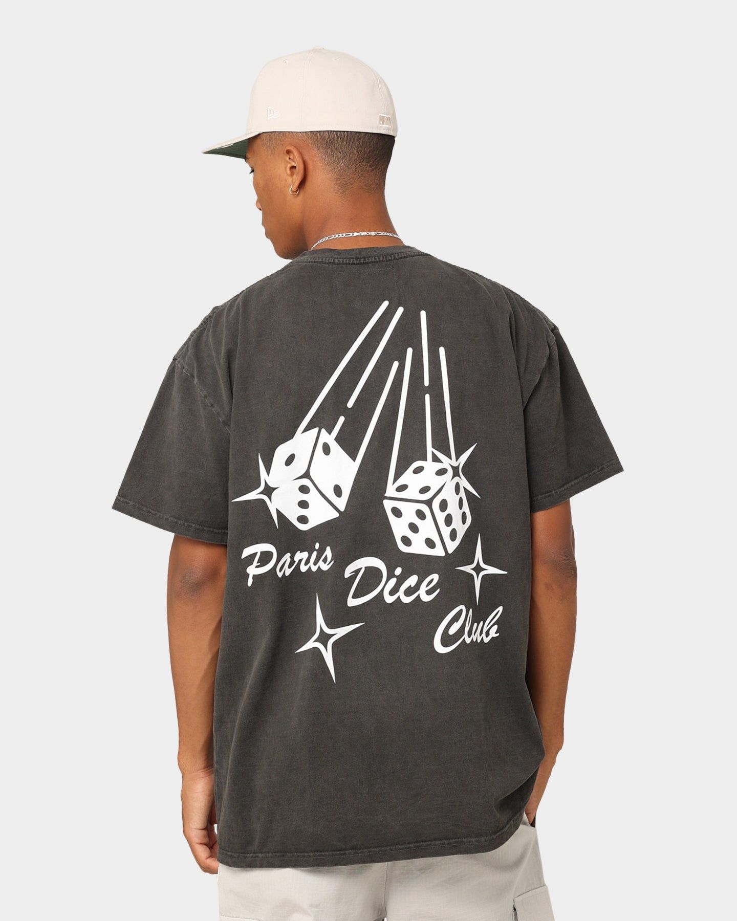 Carré Paris Dice Club Vintage T-Shirt Black Wash sold by Culture Kings