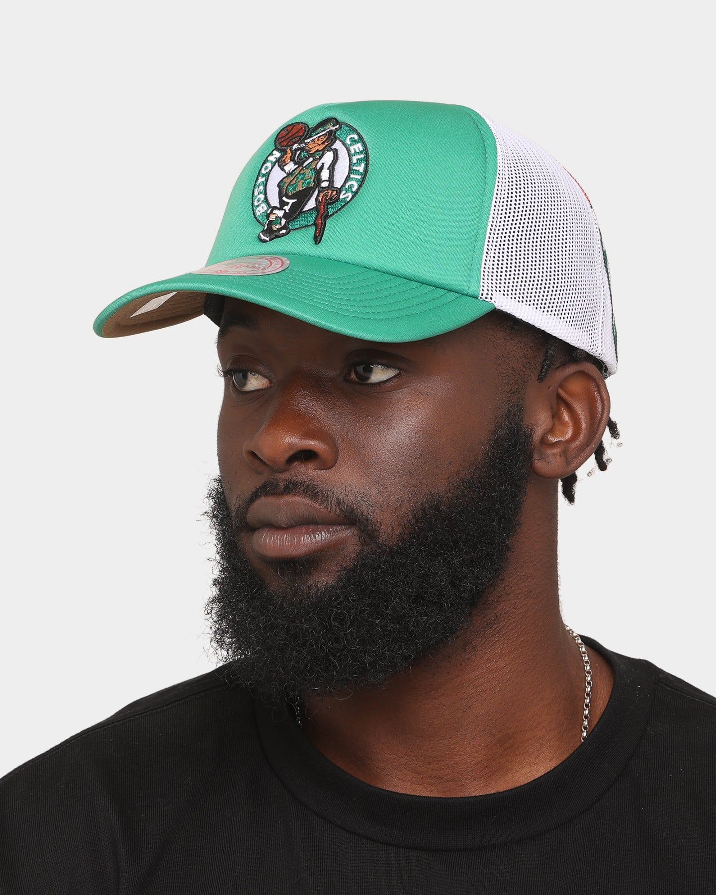 Mitchell & Ness Boston Celtics 'NBA Off The Backboard' Trucker Snapback Green sold by Culture Kings product image thumbnail 2