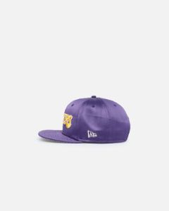 New Era Los Angeles Lakers 'Satin Script' 9FIFTY Snapback OTC sold by Culture Kings