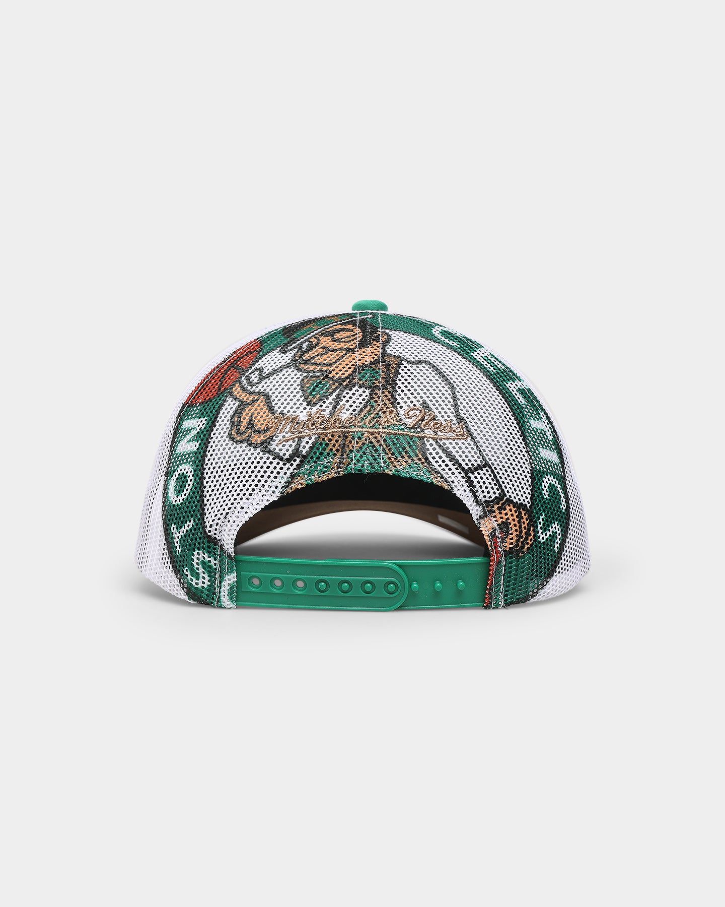 Mitchell & Ness Boston Celtics 'NBA Off The Backboard' Trucker Snapback Green sold by Culture Kings product image thumbnail 3