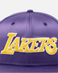 New Era Los Angeles Lakers 'Satin Script' 9FIFTY Snapback OTC sold by Culture Kings
