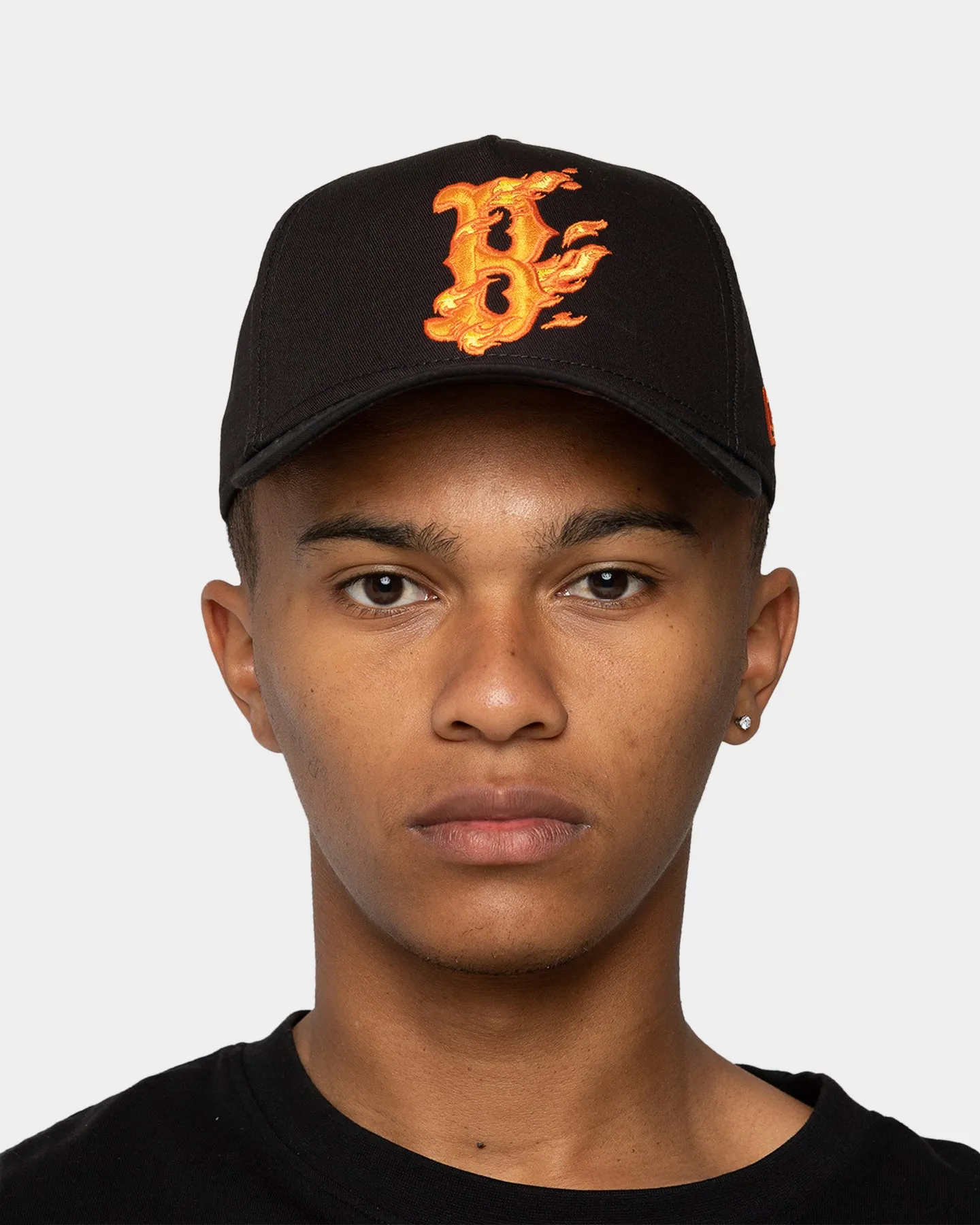 New Era Boston Red Sox 'Flamin' Hot' 9FORTY A-Frame Snapback Black/Flame sold by Culture Kings product image thumbnail 2