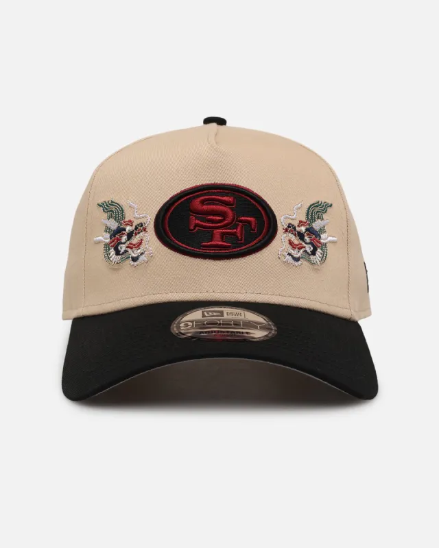 New Era San Francisco 49ers 'Dragon Collection 2.0' 9FORTY A-Frame Snapback Black/Oak sold by Culture Kings
