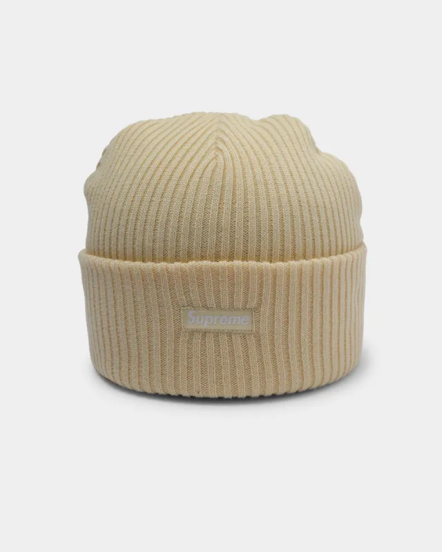 Supreme Wide Rib Beanie Natural sold by Culture Kings