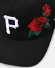New Era Pittsburgh Pirates 'Corduroy Roses' Pre-Curved Golfer Snapback Black Corduroy/White sold by Culture Kings