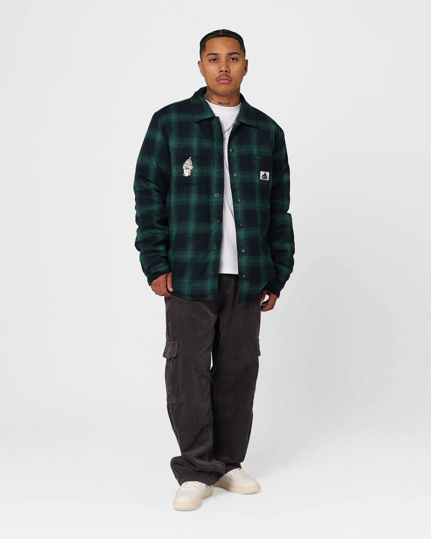 X-Large Workers Long Sleeve Shirt Green sold by Culture Kings product image thumbnail 2