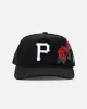 New Era Pittsburgh Pirates 'Corduroy Roses' Pre-Curved Golfer Snapback Black Corduroy/White sold by Culture Kings