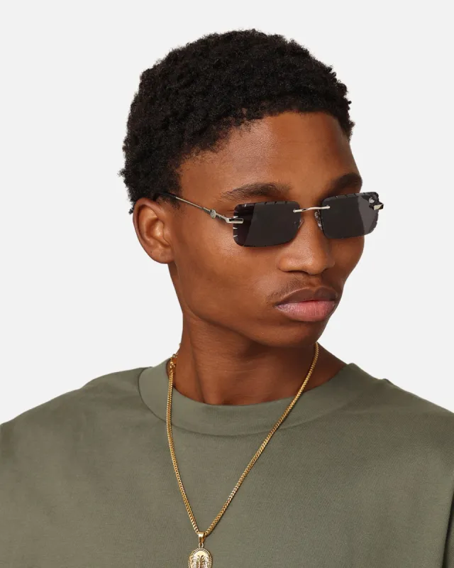 Belvoir & Co Diamond Cut Hampton Sunglasses Black/Silver sold by Culture Kings