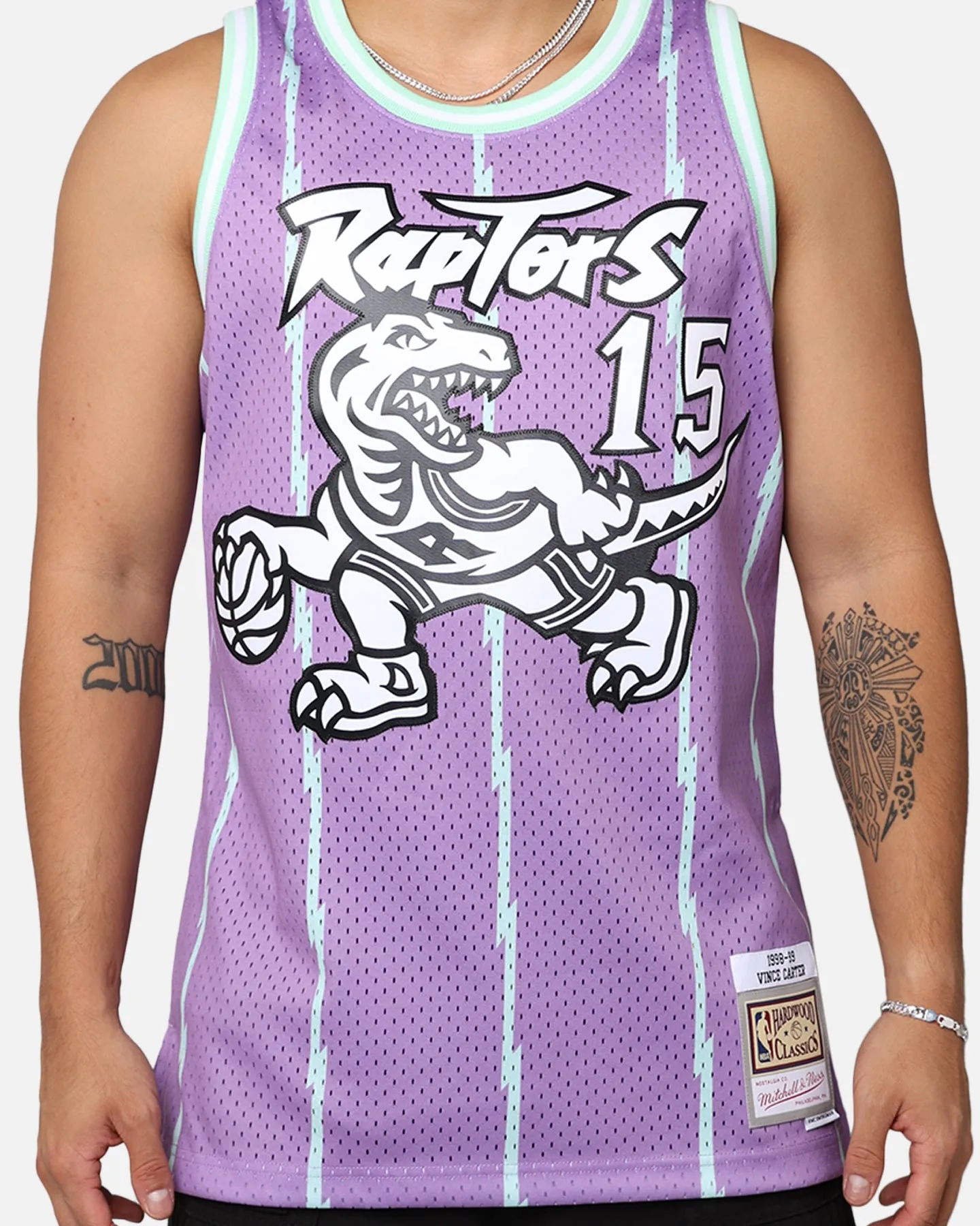 Mitchell & Ness Toronto Raptors Vince Carter 1998-99 Pastel Swingman Jersey Pastel Purple sold by Culture Kings product image thumbnail 4