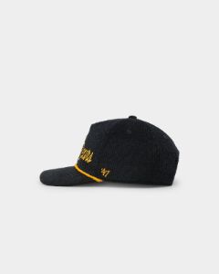 47 Brand California Golden Bears 'NCAA Corduroy Team Script' Corduroy Crossrope 47 Hitch Snapback Navy sold by Culture Kings