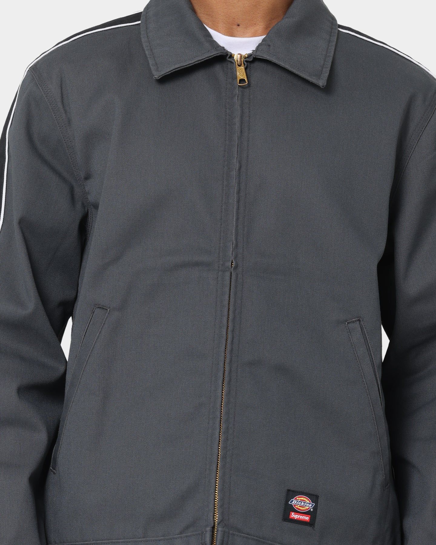 ジャケット・アウター Supreme Dickies Stripe Eisenhower Jacket Supreme Dickies Stripe Eisenhower Jacket (SS22) - $138