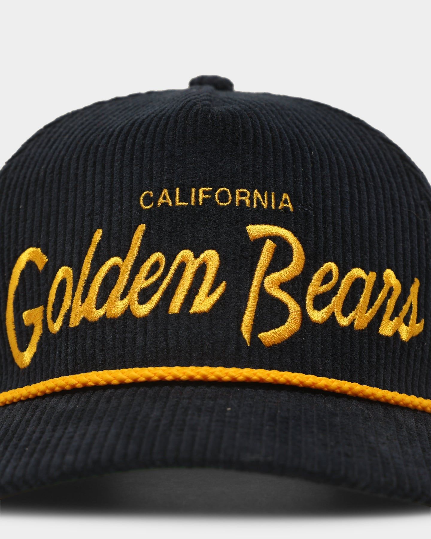 47 Brand California Golden Bears 'NCAA Corduroy Team Script' Corduroy Crossrope 47 Hitch Snapback Navy sold by Culture Kings product image thumbnail 5