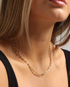 House Of Auric 10.5mm Long Cable Chain 18K Gold Vermeil sold by Culture Kings