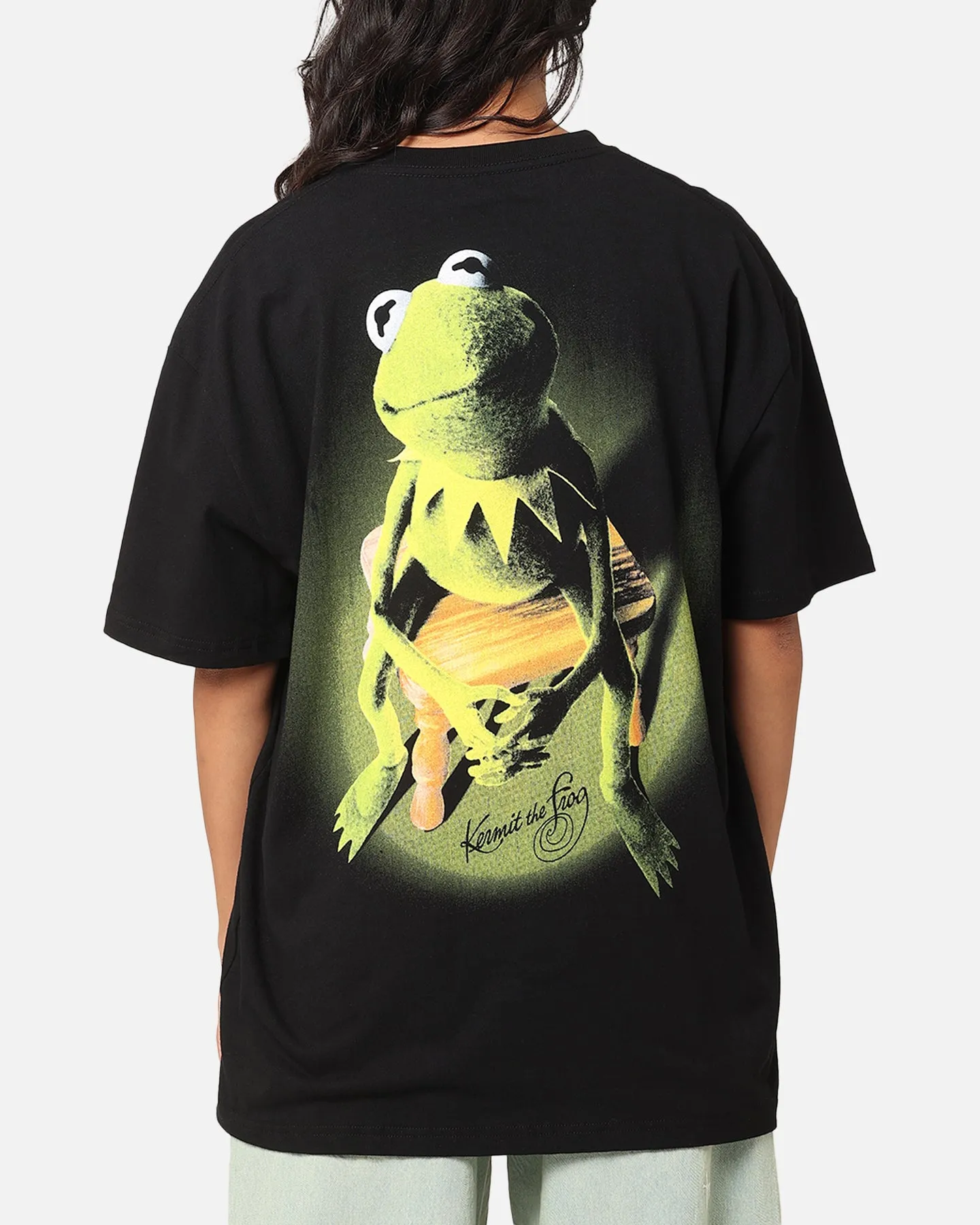 American Thrift Disney The Muppets Kermit Heavy T-Shirt Black sold by Culture Kings product image thumbnail 2