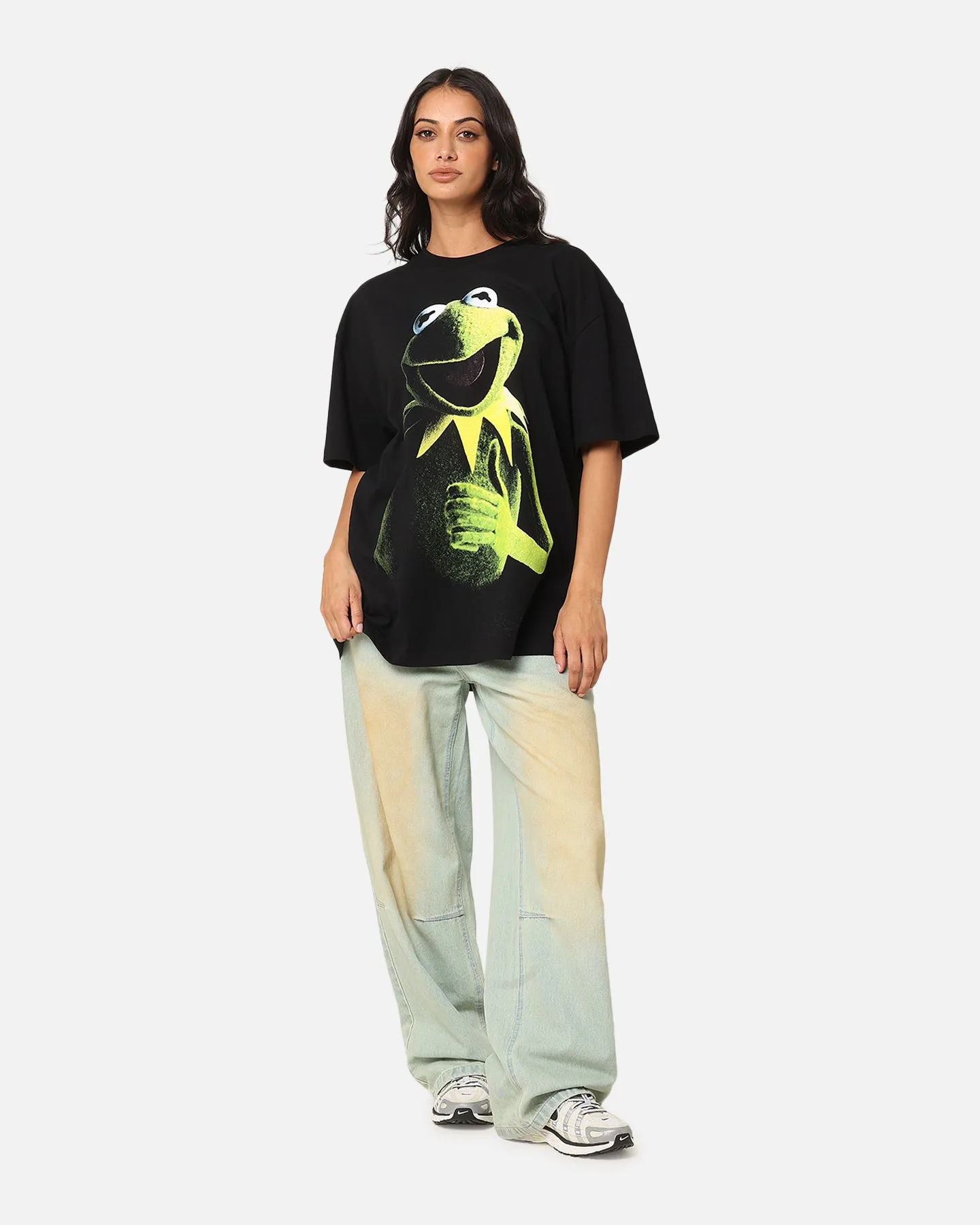 American Thrift Disney The Muppets Kermit Heavy T-Shirt Black sold by Culture Kings product image thumbnail 3