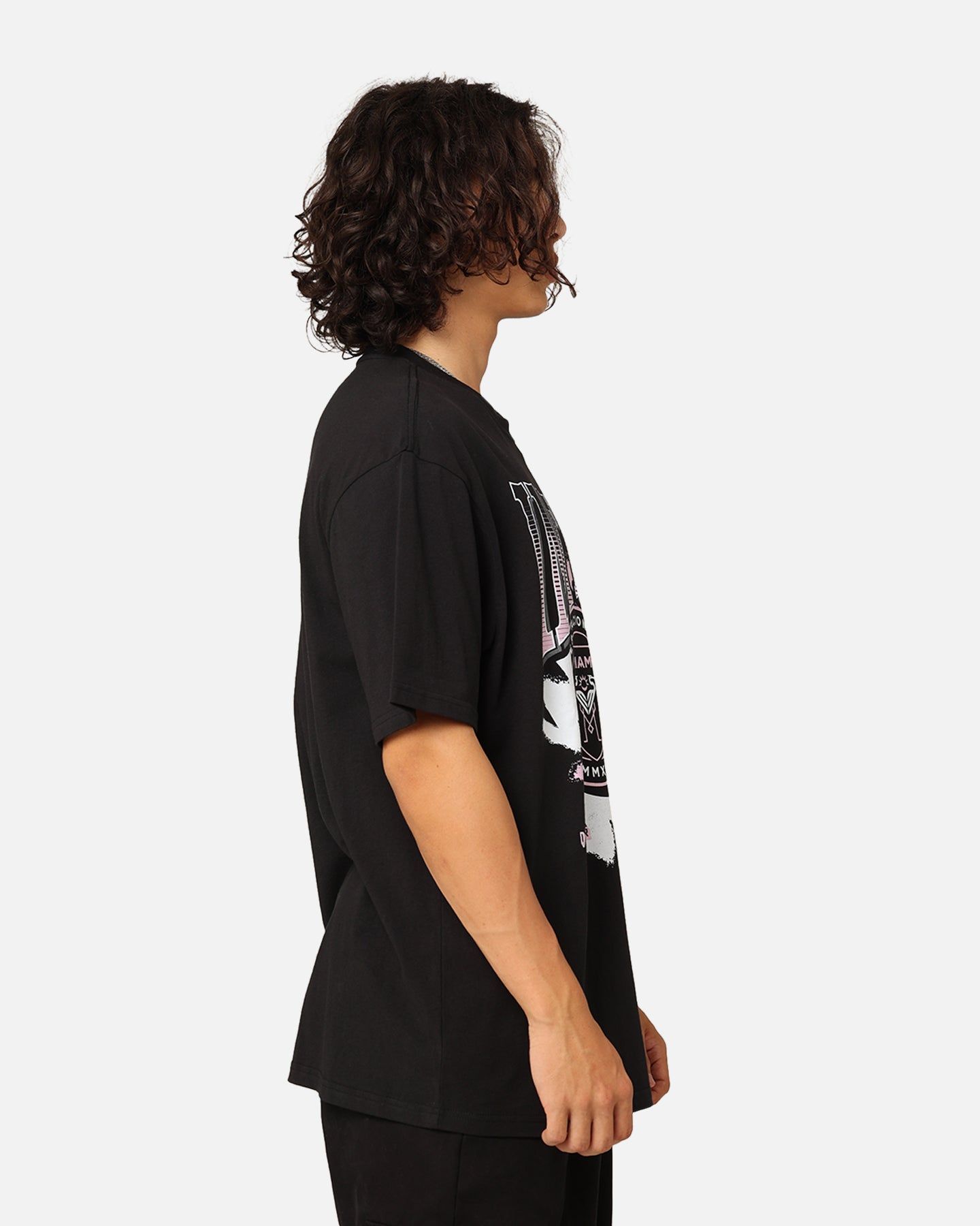 Mitchell & Ness Inter Miami Brush Off T-Shirt Black sold by Culture Kings product image thumbnail 5