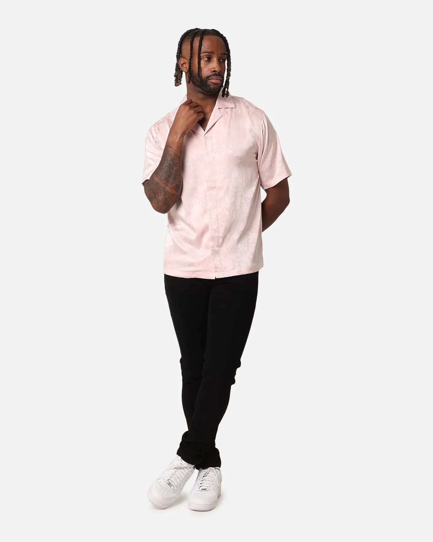 XXIII Carry Satin Button Up Shirt Pink sold by Culture Kings product image thumbnail 2