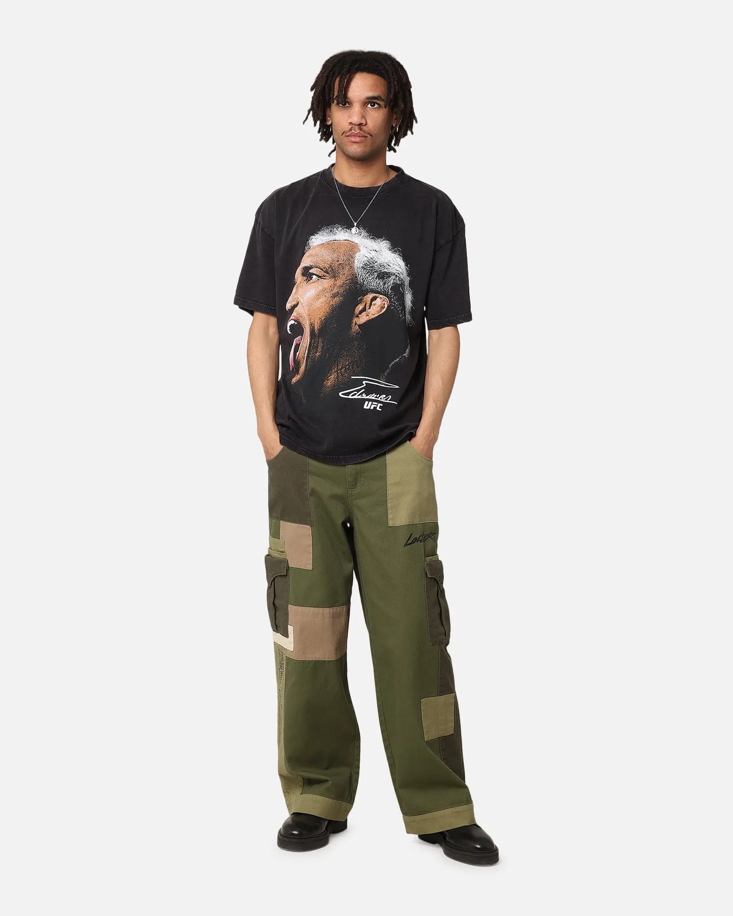 UFC By Culture Kings Charles Oliveira Signature Vintage T-Shirt Black Acidwash sold by Culture Kings product image thumbnail 3