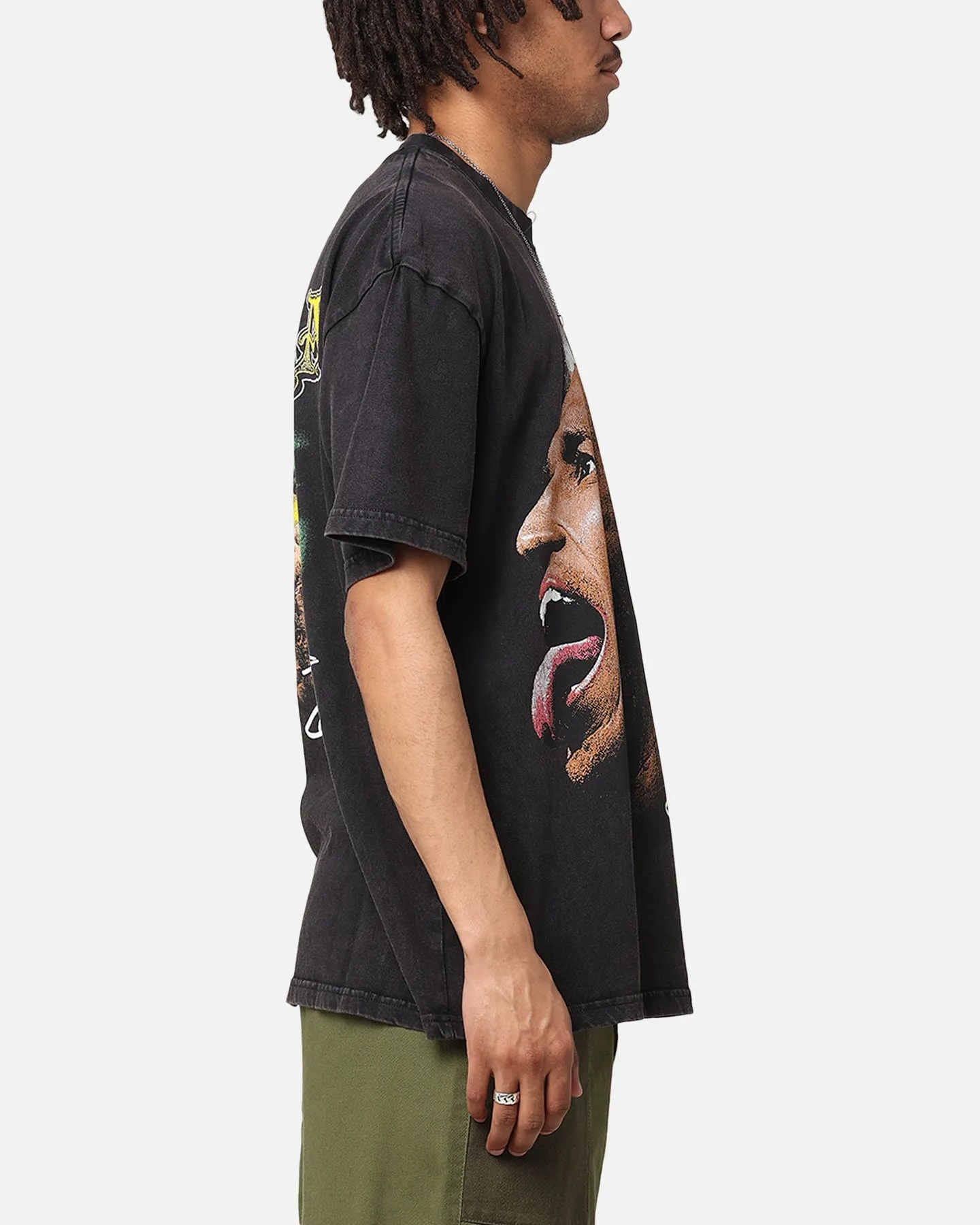 UFC By Culture Kings Charles Oliveira Signature Vintage T-Shirt Black Acidwash sold by Culture Kings product image thumbnail 5