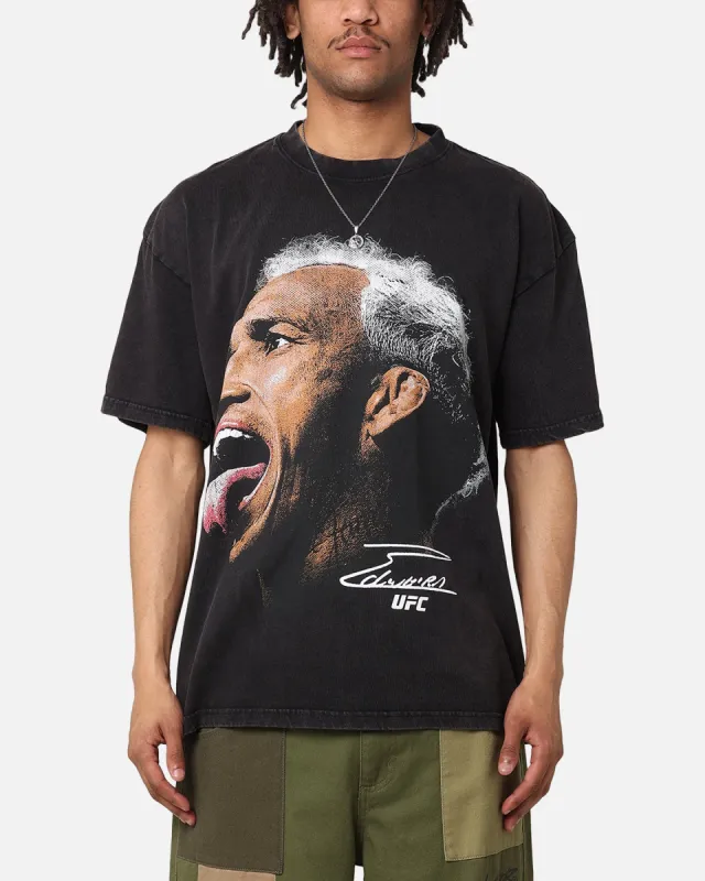 UFC By Culture Kings Charles Oliveira Signature Vintage T-Shirt Black Acidwash sold by Culture Kings