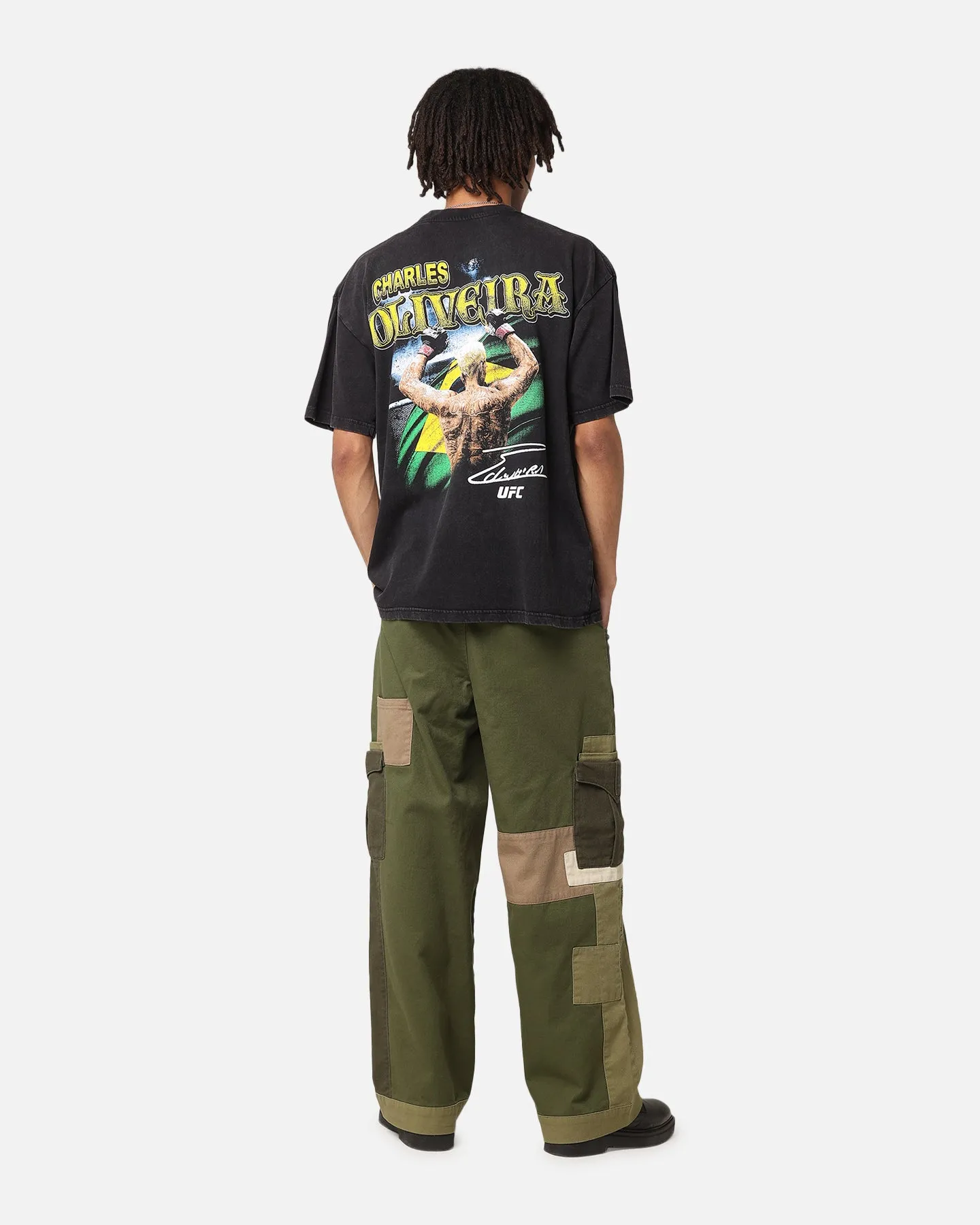 UFC By Culture Kings Charles Oliveira Signature Vintage T-Shirt Black Acidwash sold by Culture Kings product image thumbnail 4