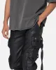 MNML D152 Leather Cargo Pants Black sold by Culture Kings